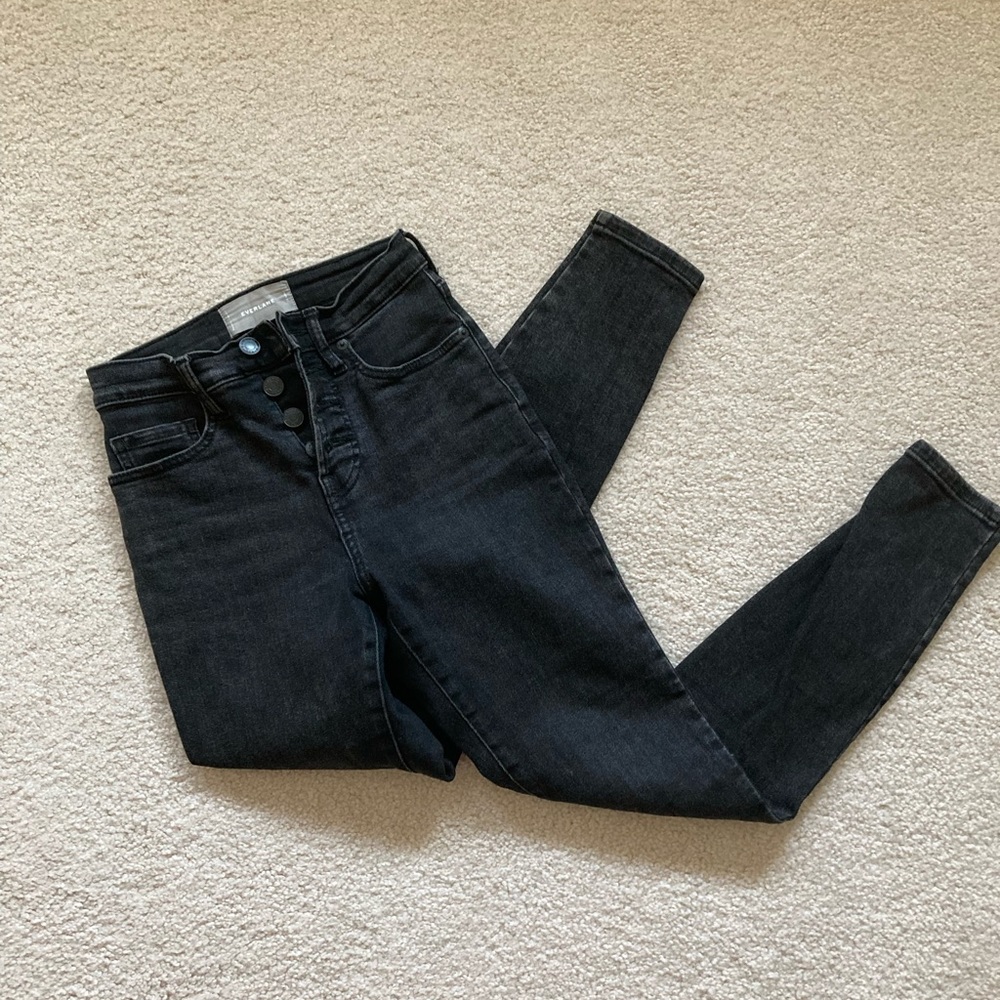 Everlane authentic stretch high rise skinny